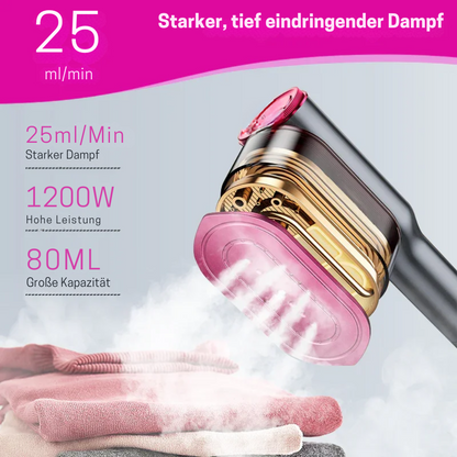 Portabler Reise-Dampfbügeleisen & Dampfglätter – 2-in-1 Kompaktes Design