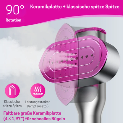 Portabler Reise-Dampfbügeleisen & Dampfglätter – 2-in-1 Kompaktes Design